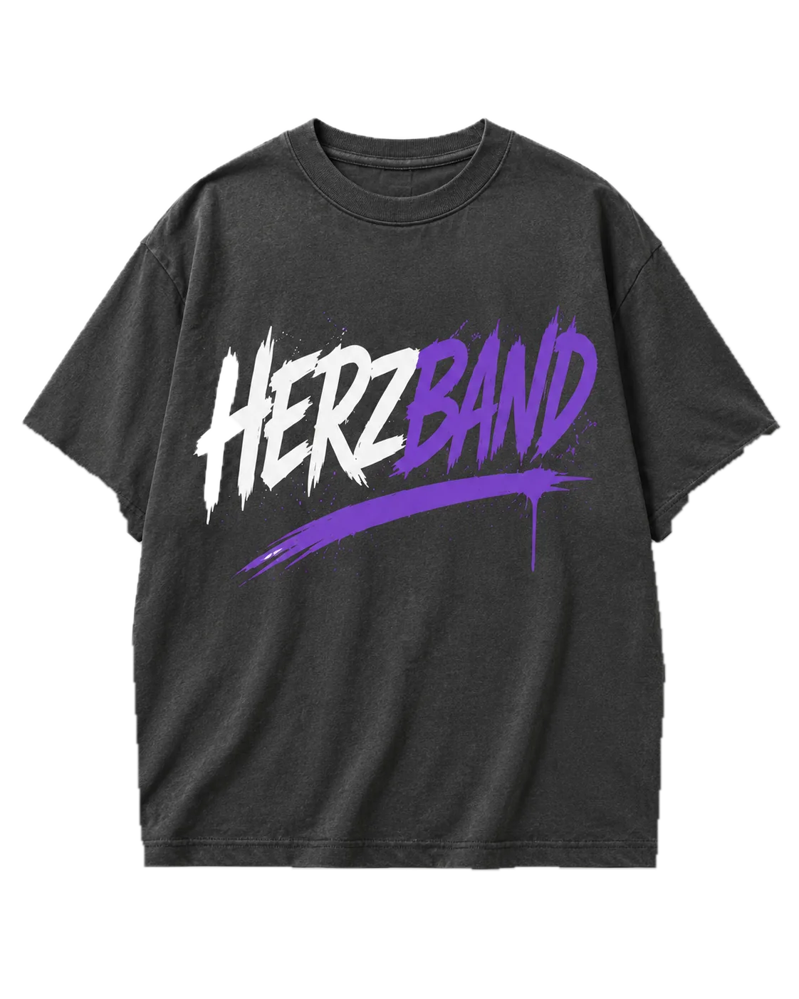 HERBANDZ Definition Tee in Charcoal